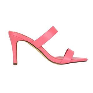 XY London Womens/Ladies Wolf Double Strap Mule Sandals / Pink